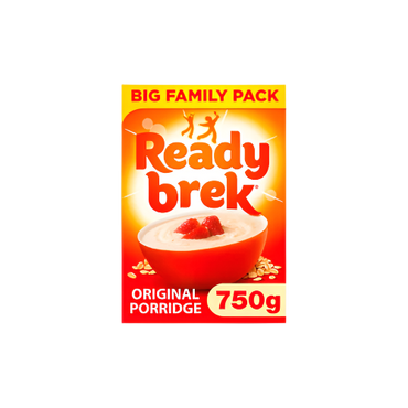 Ready Brek Original Porridge 750g – creamy porridge made with whole grain oats, high in fibre and vitamins